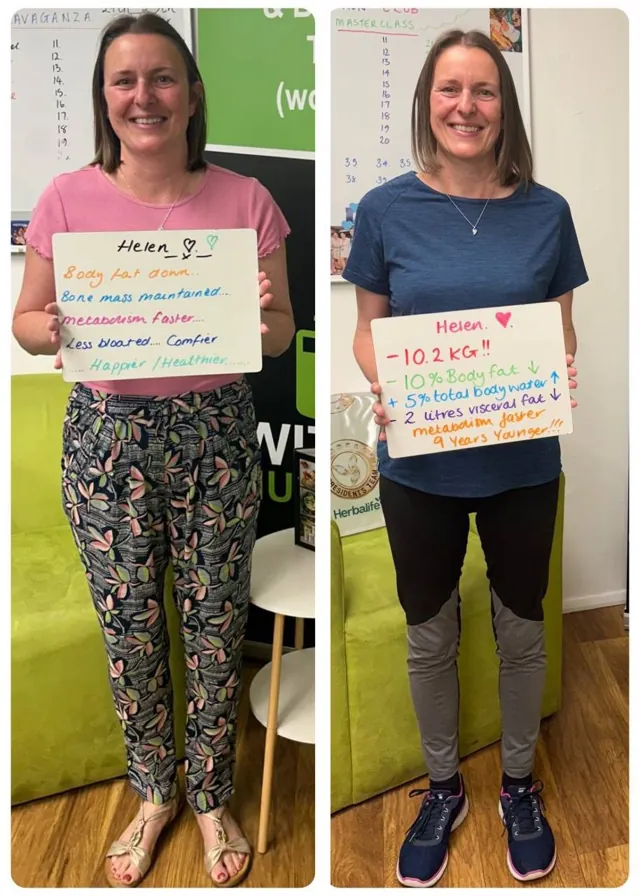 Before and after, the journey of a Witney Nutrition Club member