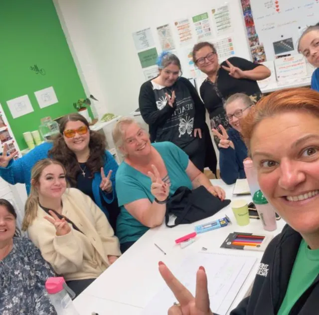 A morning at the Witney Nutrition Club, members around the tables