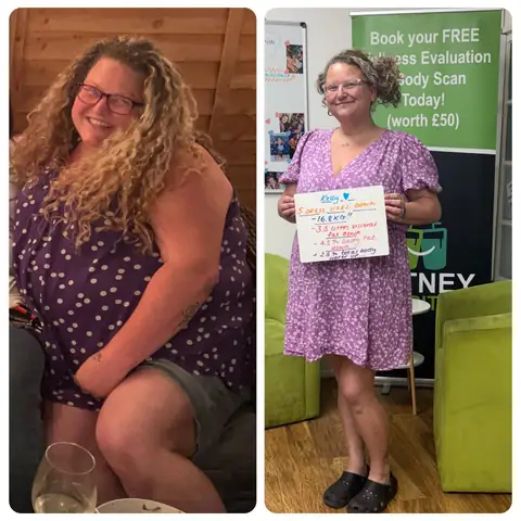 Before and after, the journey of a Witney Nutrition Club member